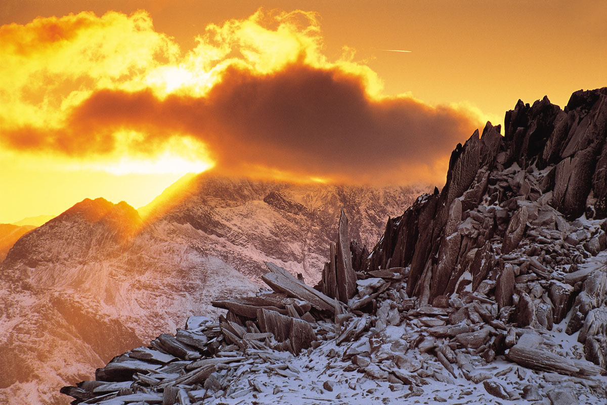 Snowdon from Castell y Gwynt