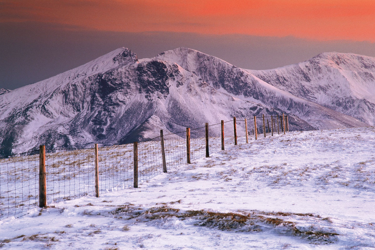 The Nantlle Ridge from Foel Goch