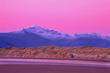 Snowdon from Harlech Beach