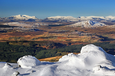 Snowdonia from Aran Benllyn